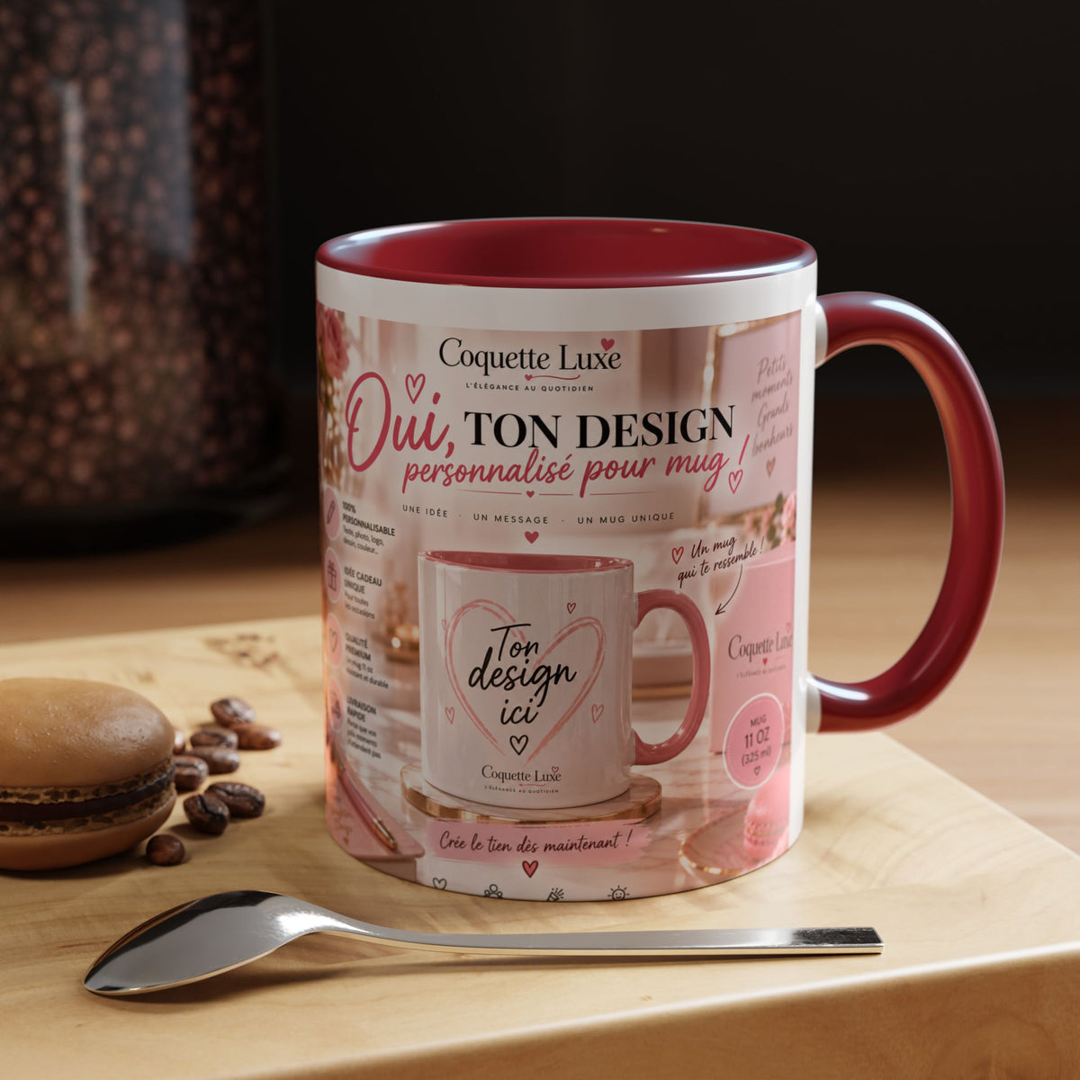 Personalized Coffee Mug — Custom Design, Photo & Name | 11oz