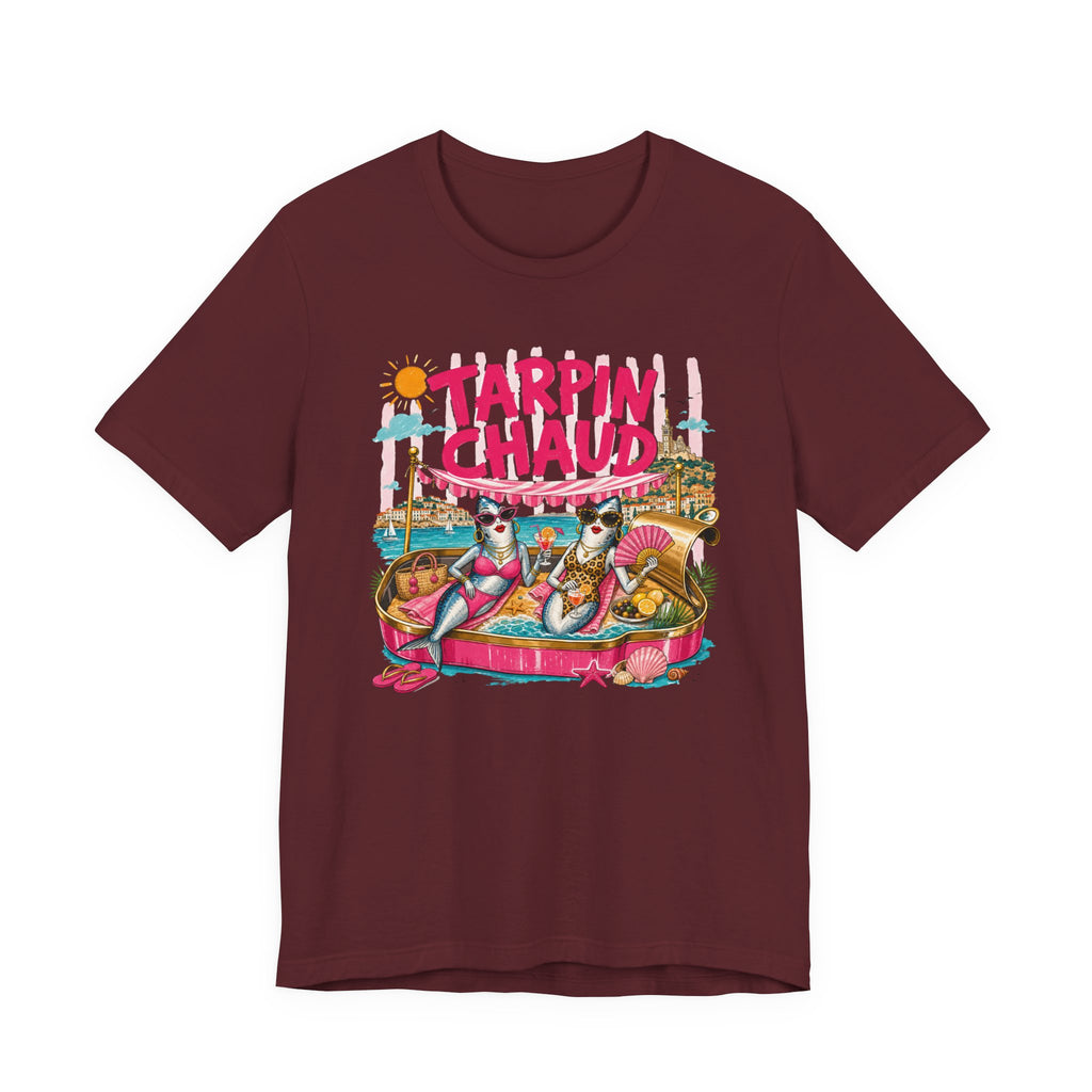 Tarpin Chaud | T-shirt Marrant Sardines de Marseille | T-shirt d'été Côte d'Azur