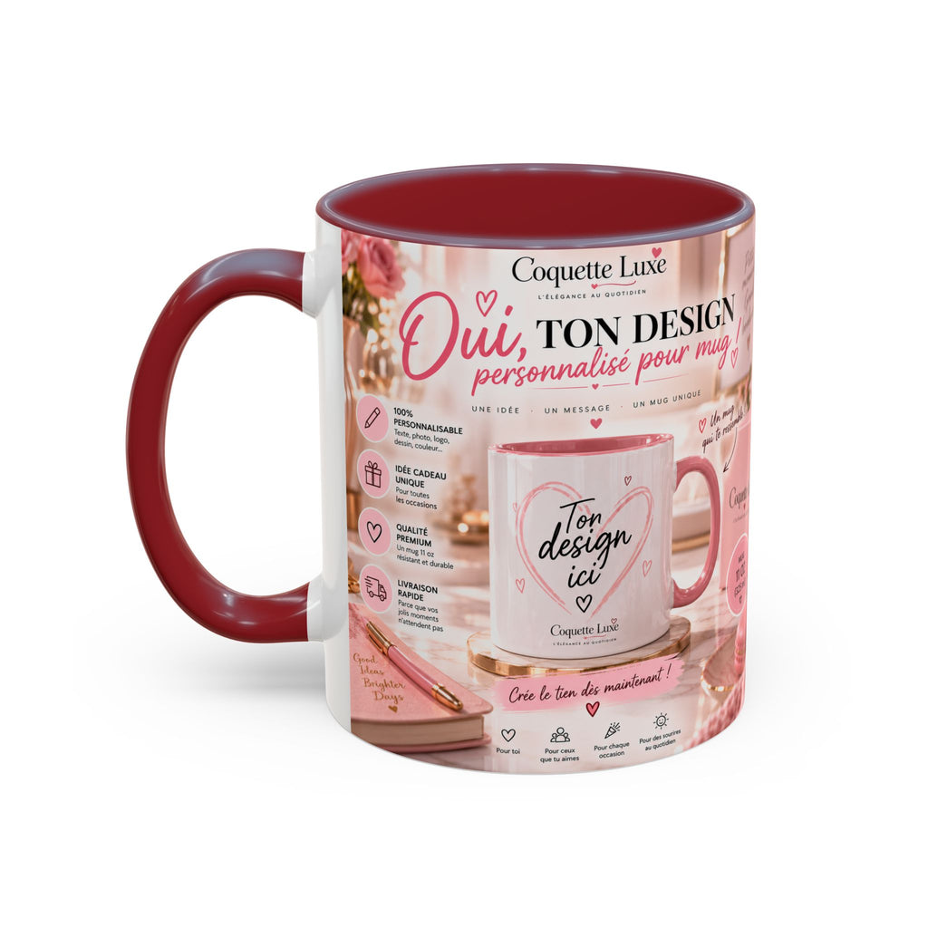 Personalized Coffee Mug — Custom Design, Photo & Name | 11oz