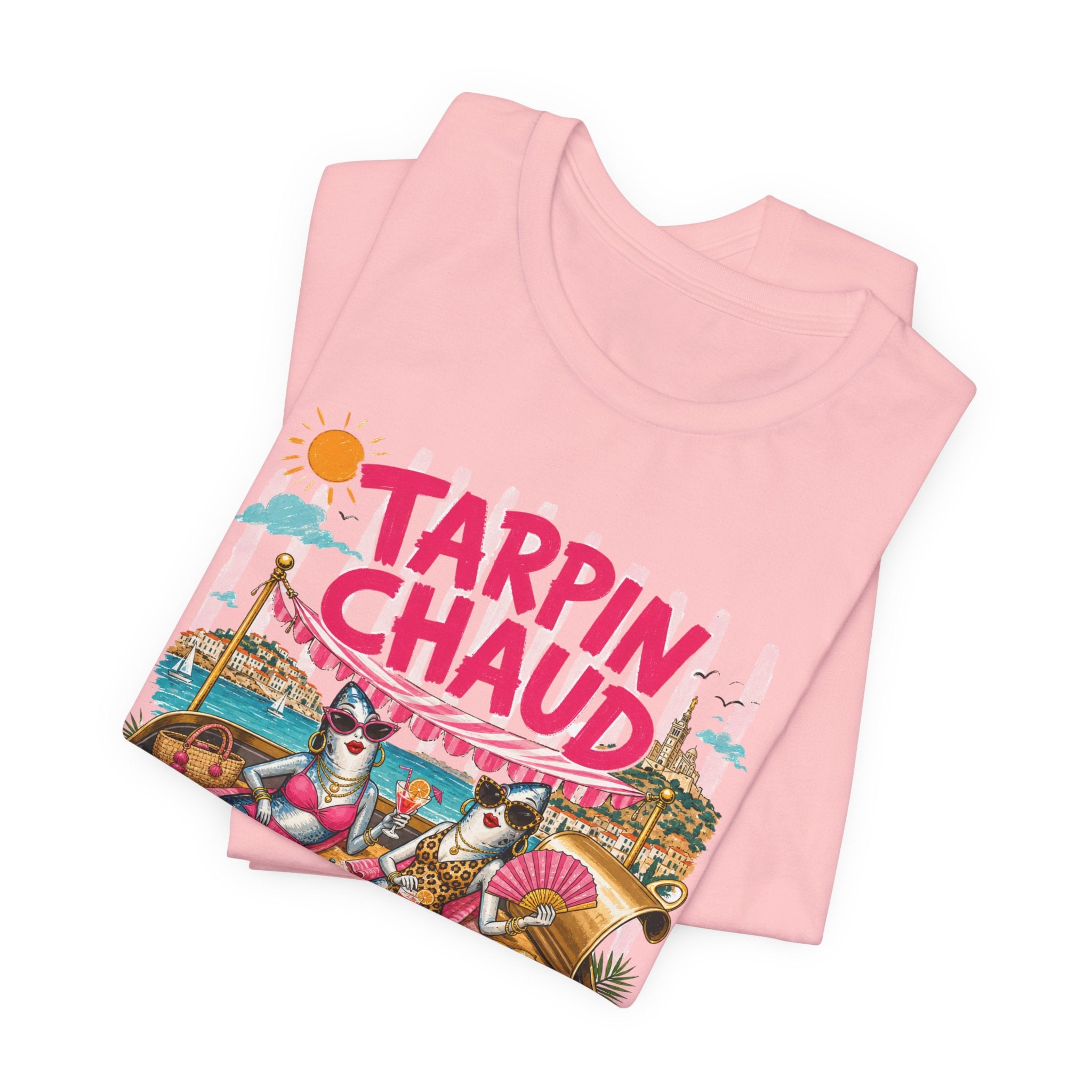 Tarpin Chaud | T-shirt Marrant Sardines de Marseille | T-shirt d'été Côte d'Azur