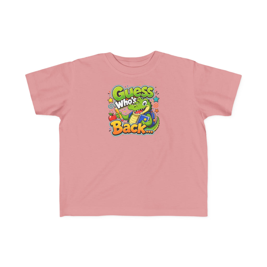 Guess Who's Back Dinosaur Toddler Tee | Colorful Kids Shirt