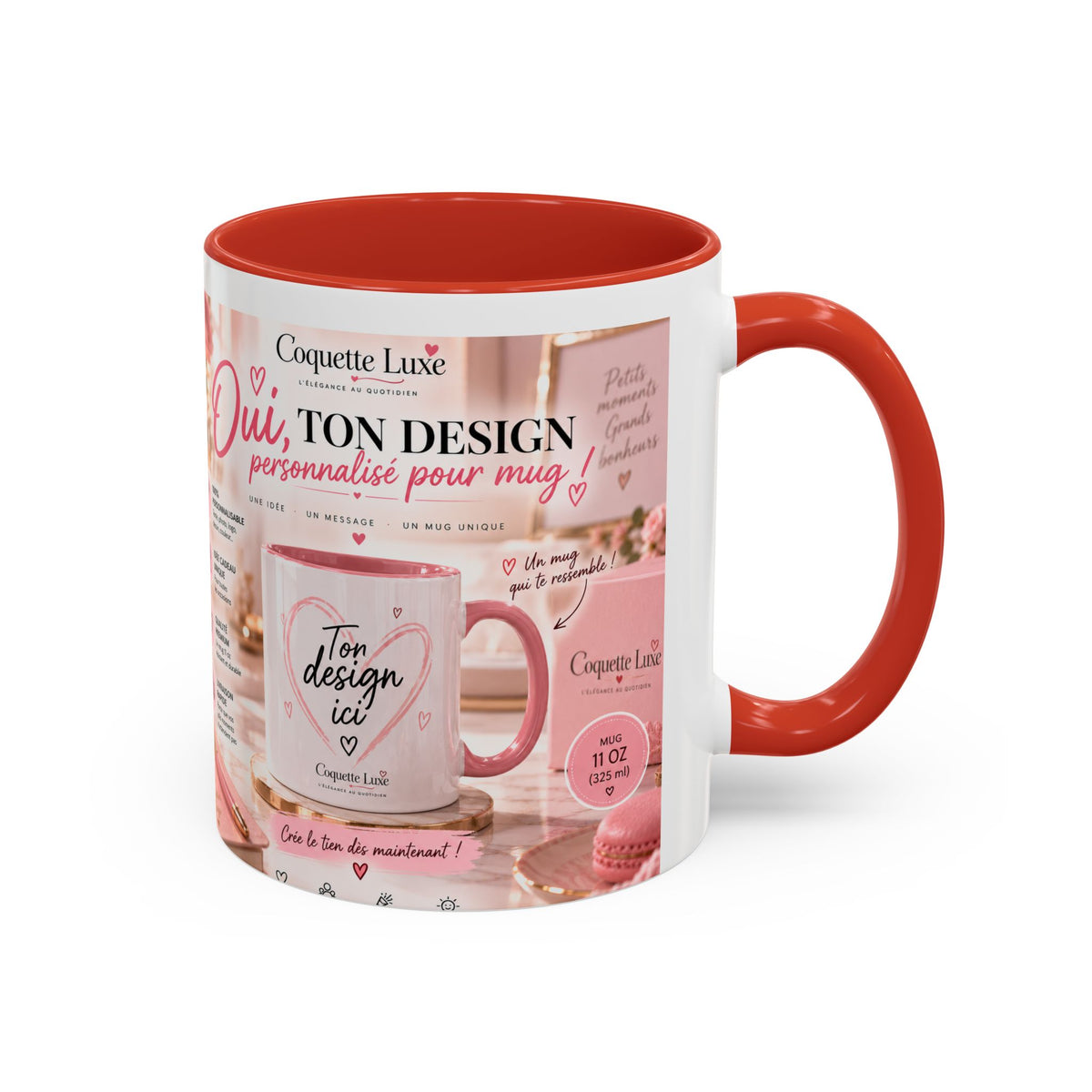 Personalized Coffee Mug — Custom Design, Photo & Name | 11oz