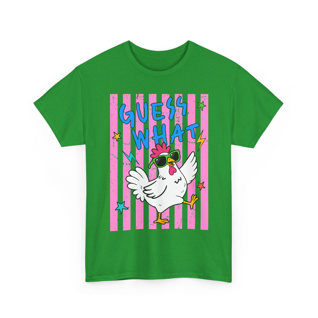 Guess What Chicken Butt Tee | Funny Chicken Graphic Shirt