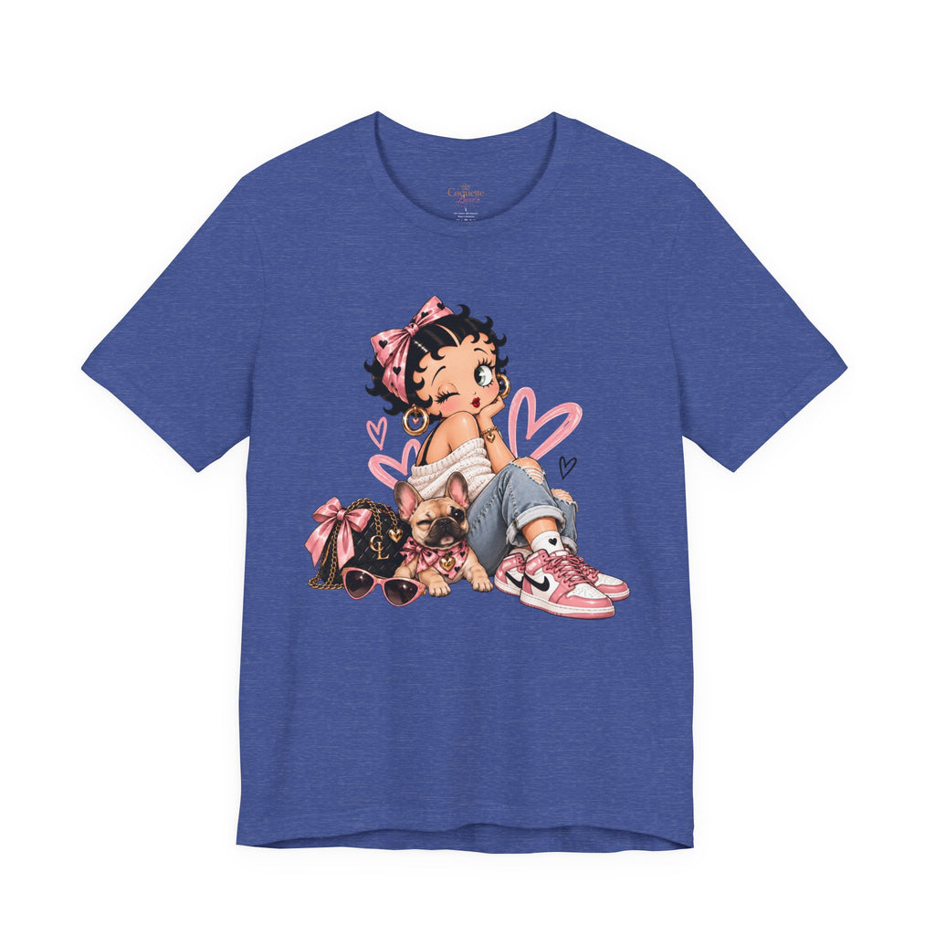 Betty Boop Pink Sneakers Graphic Tee