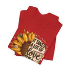 It Takes a Lot of Love to Be a Teacher Sunflower Tee | Teacher Appreciation