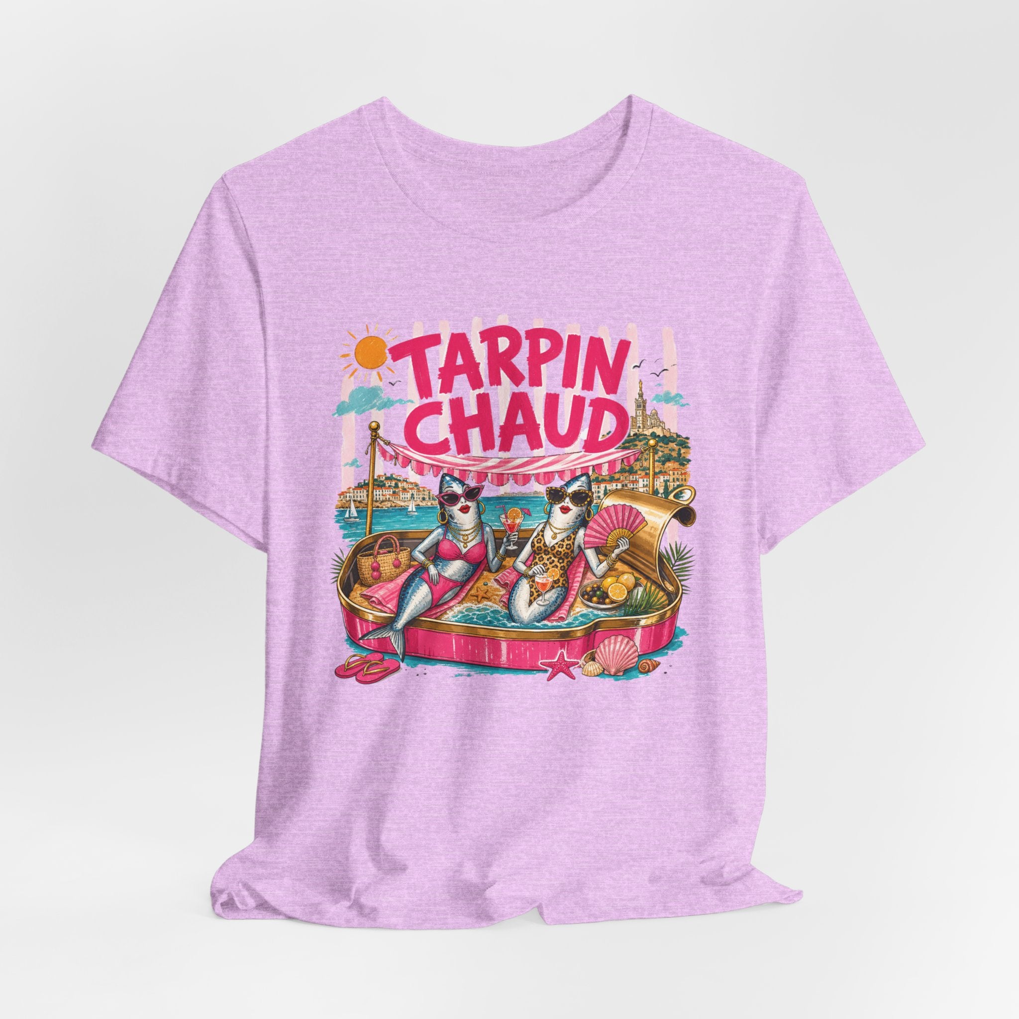 Tarpin Chaud | T-shirt Marrant Sardines de Marseille | T-shirt d'été Côte d'Azur
