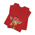 Funny Giraffe Tongue Tee — Cute Animal Graphic T-Shirt