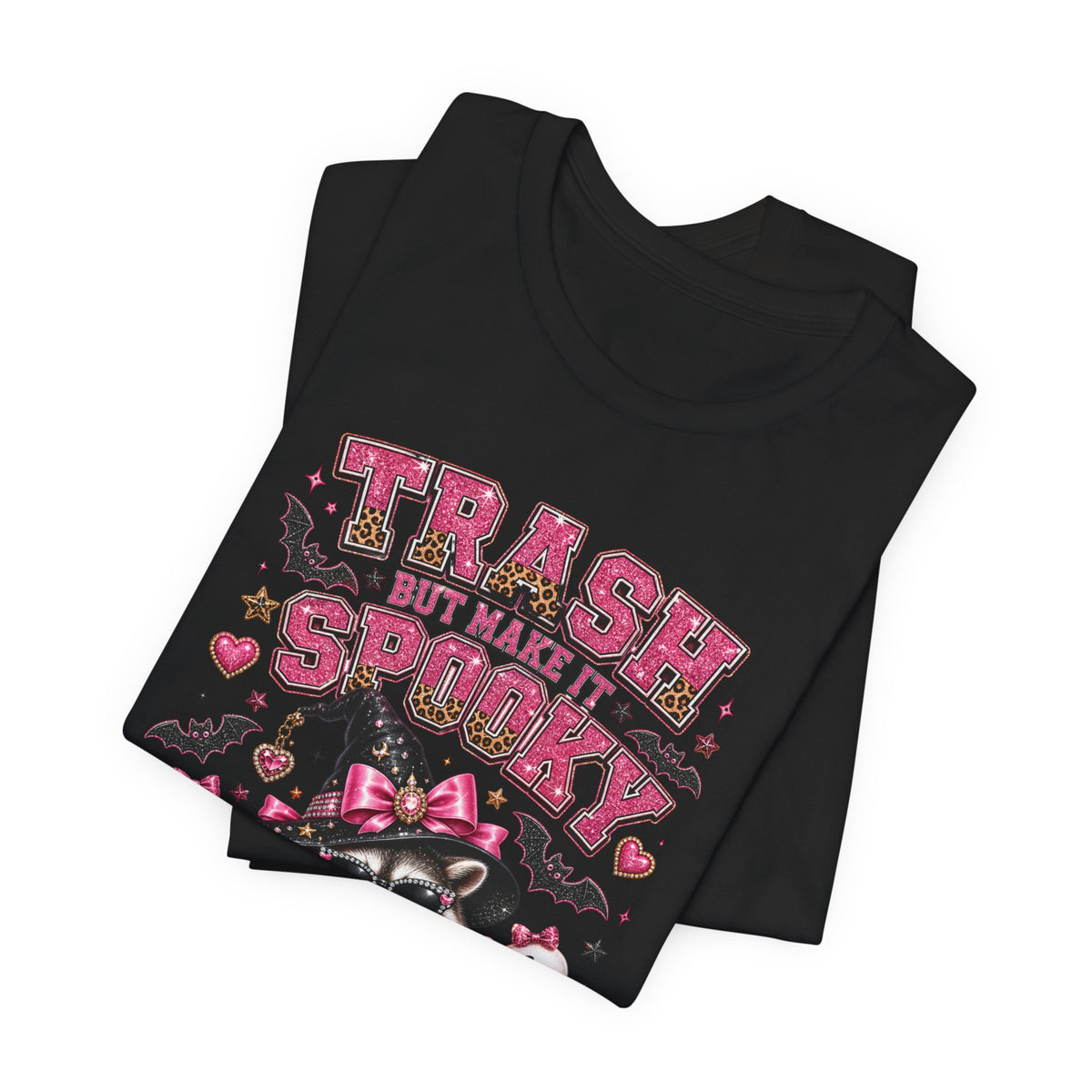 Trash Spooky Tee — Cute Raccoon Halloween Pumpkin Shirt