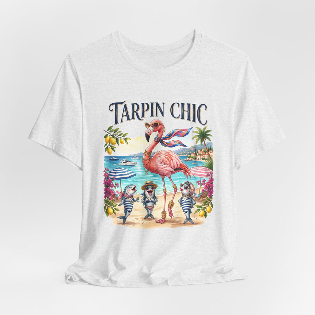 T-shirt Tarpin Chic Flamant Rose