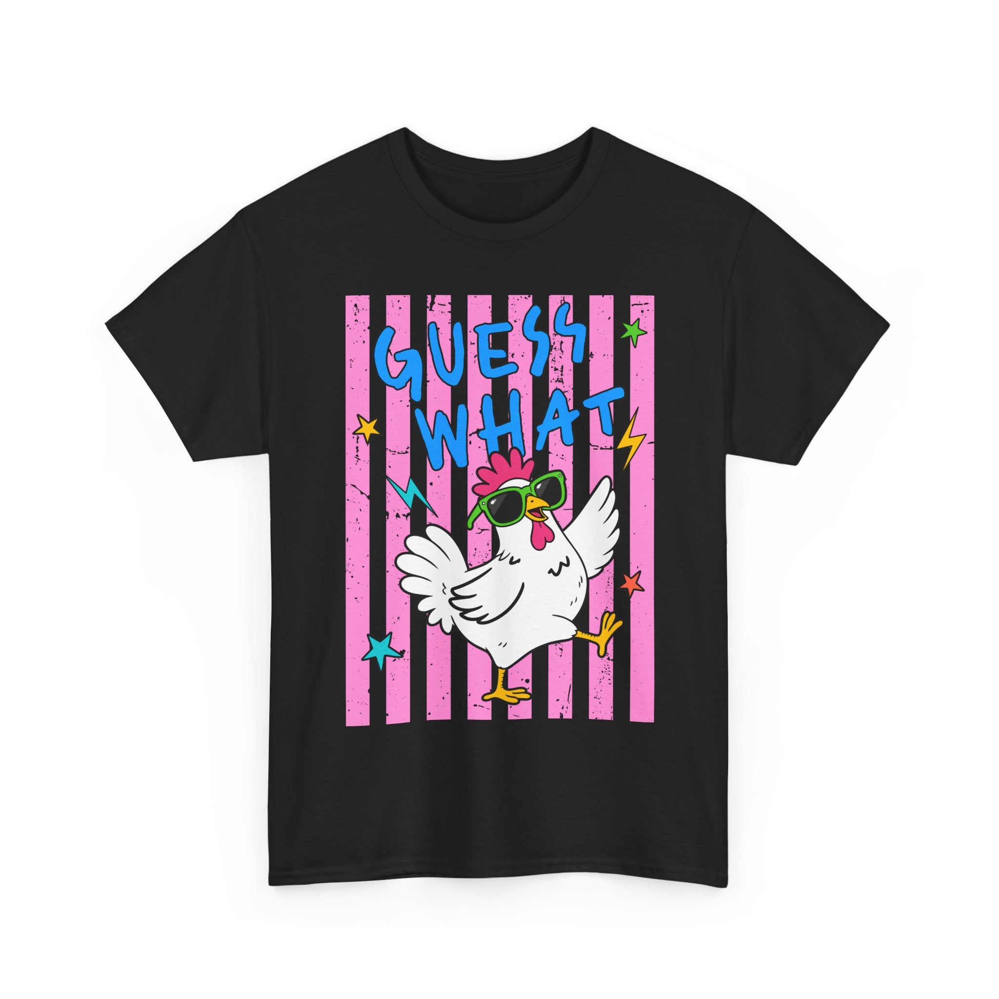 Guess What Chicken Butt Tee | Funny Chicken Graphic Shirt