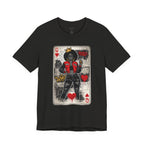 Queen of Hearts Playing Card Tee | Retro Street Art Queen, Love Hearts Design