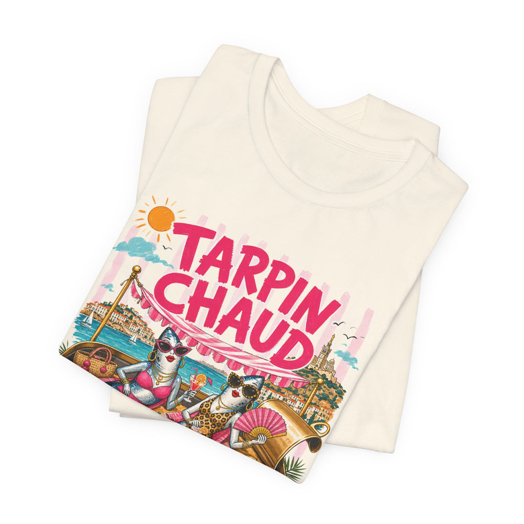 Tarpin Chaud | T-shirt Marrant Sardines de Marseille | T-shirt d'été Côte d'Azur