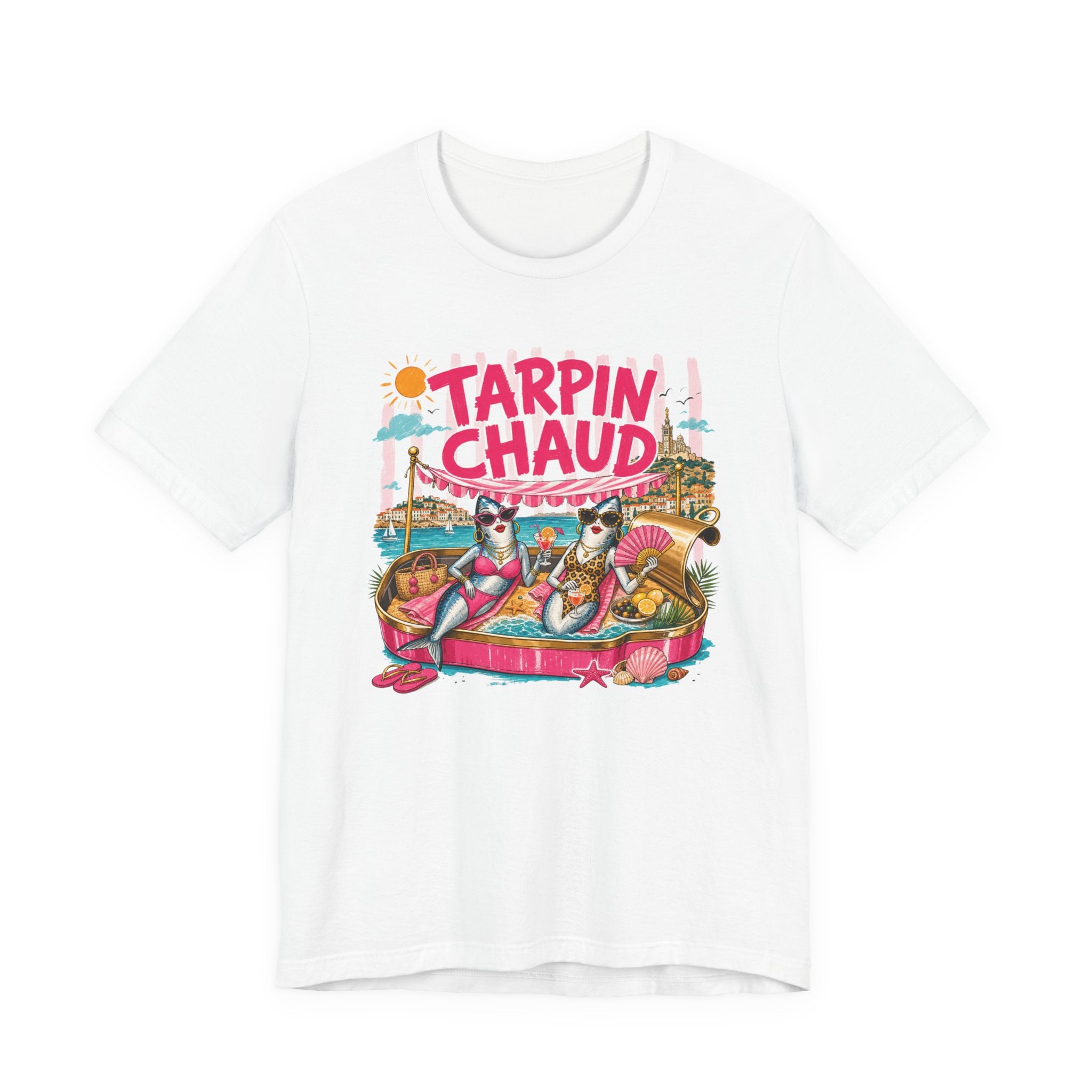 Tarpin Chaud | T-shirt Marrant Sardines de Marseille | T-shirt d'été Côte d'Azur