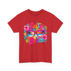 Salty Beach sunglasses floral design T-Shirt | tropical summer vibes