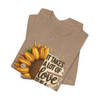 It Takes a Lot of Love to Be a Teacher Sunflower Tee | Teacher Appreciation