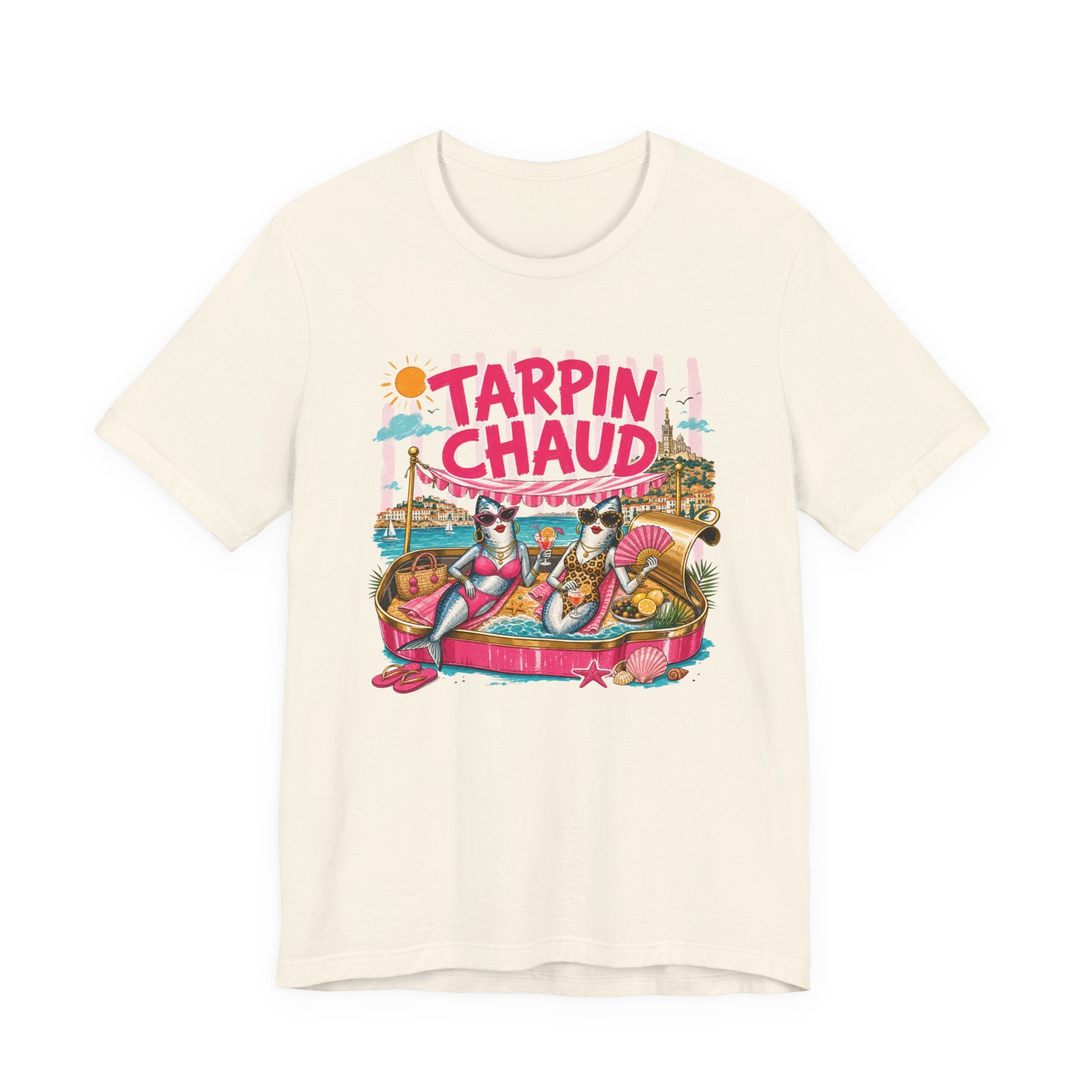 Tarpin Chaud | T-shirt Marrant Sardines de Marseille | T-shirt d'été Côte d'Azur