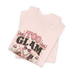 Too Glam To Give A Boo Halloween Tee — Pink Glamorous Costume Shirt