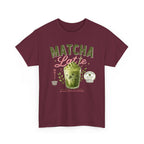 Matcha Latte T-Shirt | Iced Matcha Cup Graphic, Green Tea Tee