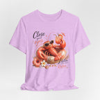 Relaxing Lobster Tee — "Close Your Eyes, Listen & Relax" Graphic T-Shirt
