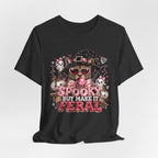 Spooky But Make It Feral Tee — Cute Witch Cat Halloween T-Shirt