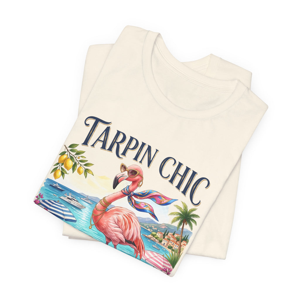T-shirt Tarpin Chic Flamant Rose