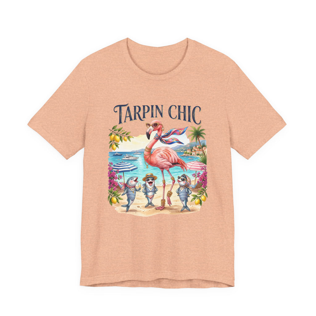 T-shirt Tarpin Chic Flamant Rose