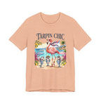 T-shirt Tarpin Chic Flamant Rose