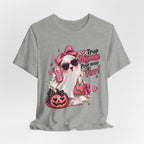 Cute Pink Ghost Halloween T-Shirt | Coquette Luxe