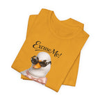 Excuse Me ! T-shirt Cygne Stylé — T-shirt graphique avec lunettes de soleil mignonnes et nœud papillon