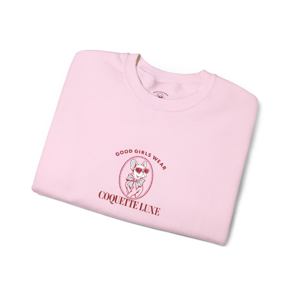 Good Girls Wear Coquette Luxe Embroidered Sweatshirt | Women's Crewneck