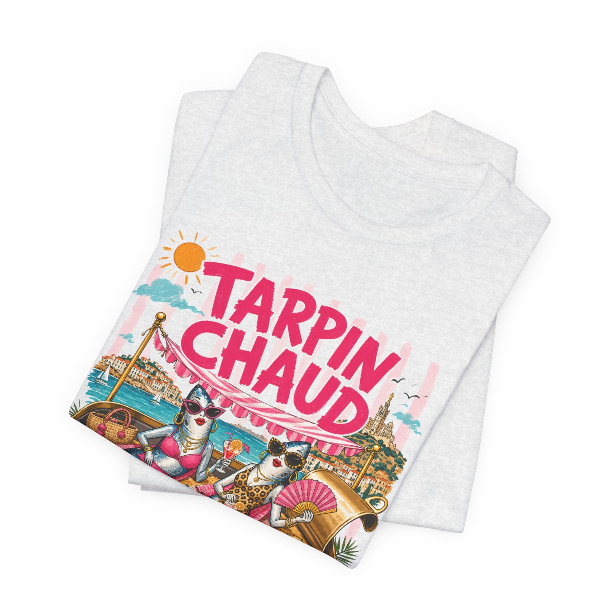 Tarpin Chaud | T-shirt Marrant Sardines de Marseille | T-shirt d'été Côte d'Azur