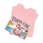 T-shirt Tarpin Chic Flamant Rose