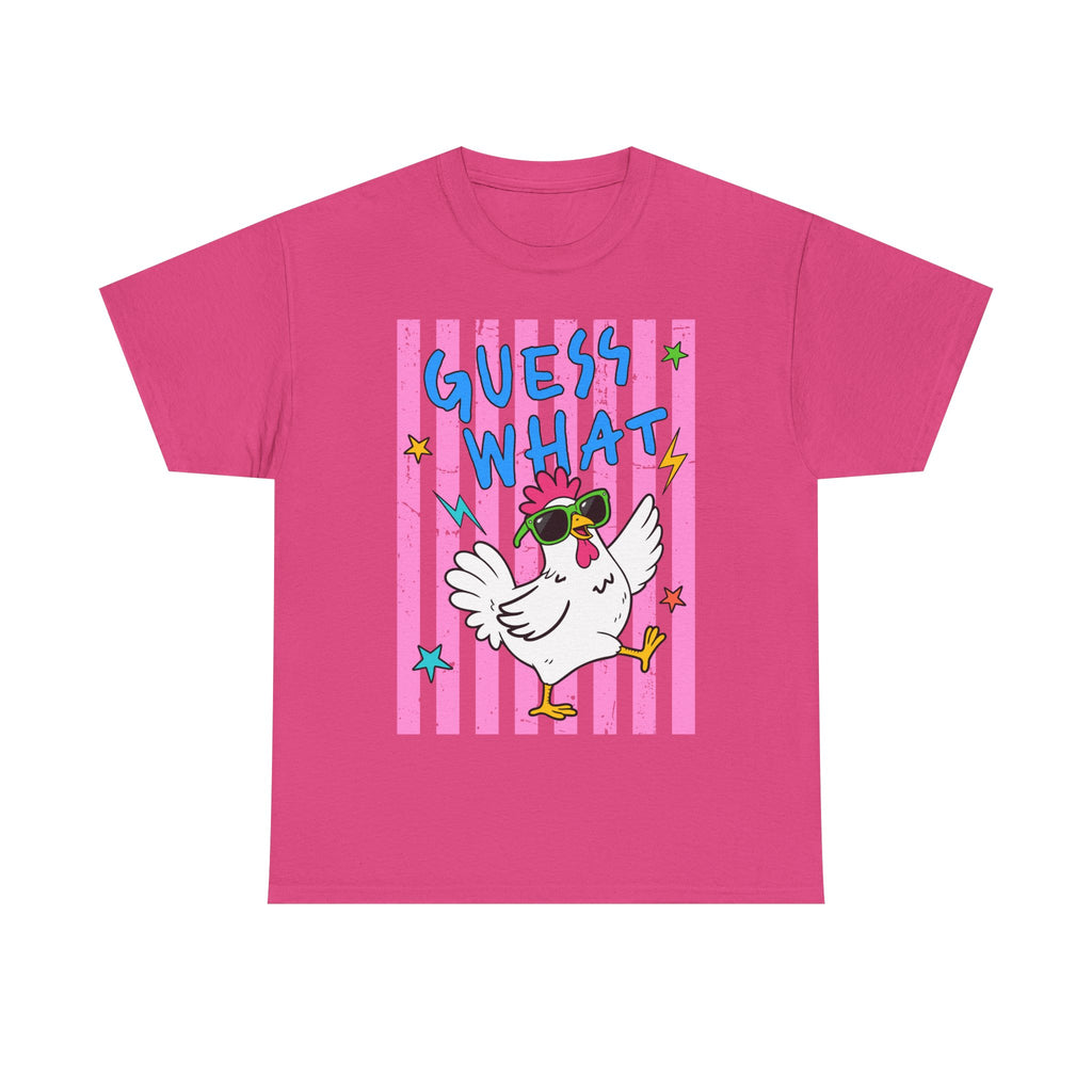 Guess What Chicken Butt Tee | Funny Chicken Graphic Shirt