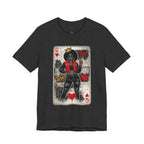 Queen of Hearts Playing Card Tee | Retro Street Art Queen, Love Hearts Design