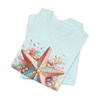 Colorful Starfish Tee | Beach Seashell Ocean Graphic Shirt