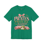 Pilates + Matcha Bonheur Tee — Yoga Mat & Matcha Fitness Shirt