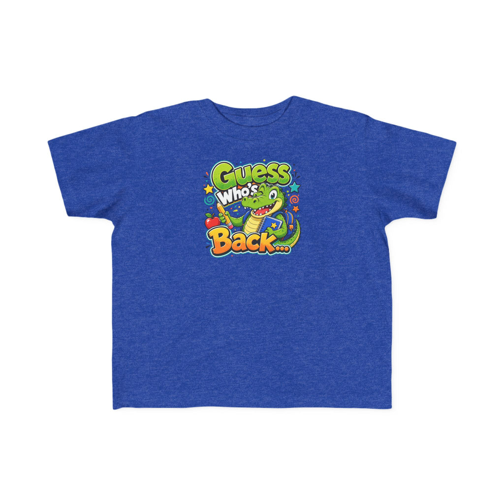 Guess Who's Back Dinosaur Toddler Tee | Colorful Kids Shirt