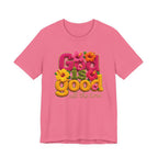 God Is Good all the time T-Shirt | Floral Retro Typography