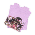 Spooky But Make It Feral Tee — Cute Witch Cat Halloween T-Shirt