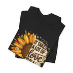 It Takes a Lot of Love to Be a Teacher Sunflower Tee | Teacher Appreciation