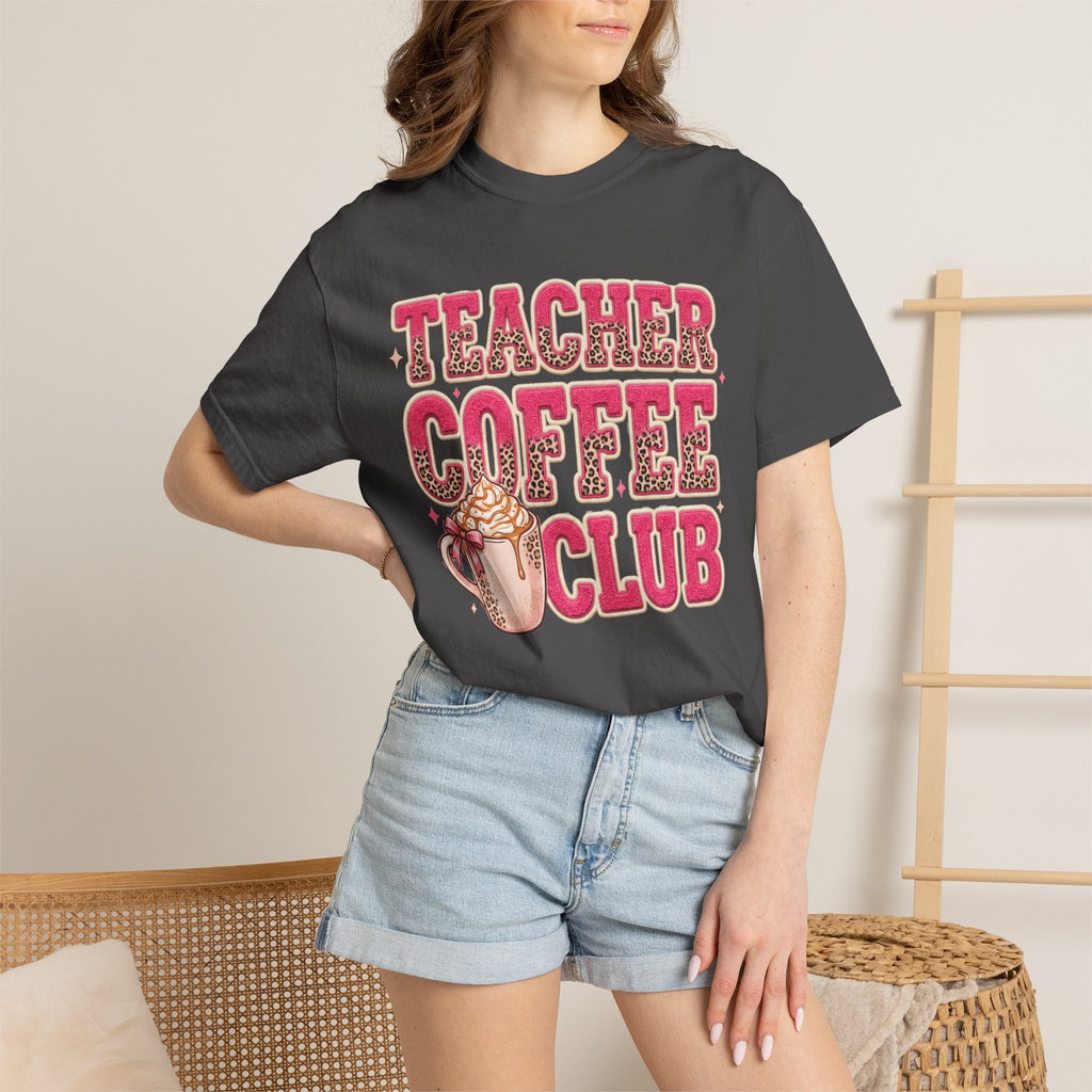 Teacher Coffee Club T-shirt | Coffee Mug Graphic, Teacher Apparel