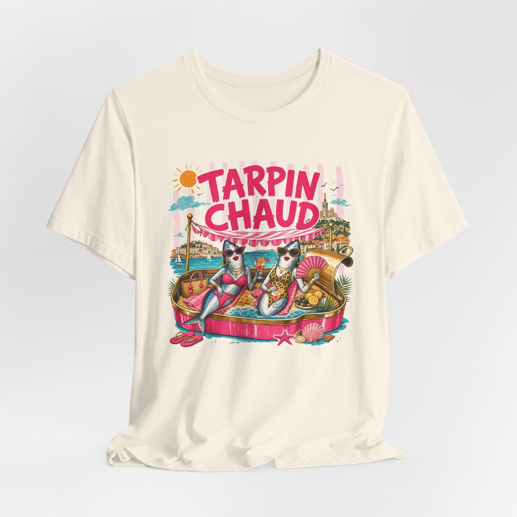 Tarpin Chaud | T-shirt Marrant Sardines de Marseille | T-shirt d'été Côte d'Azur