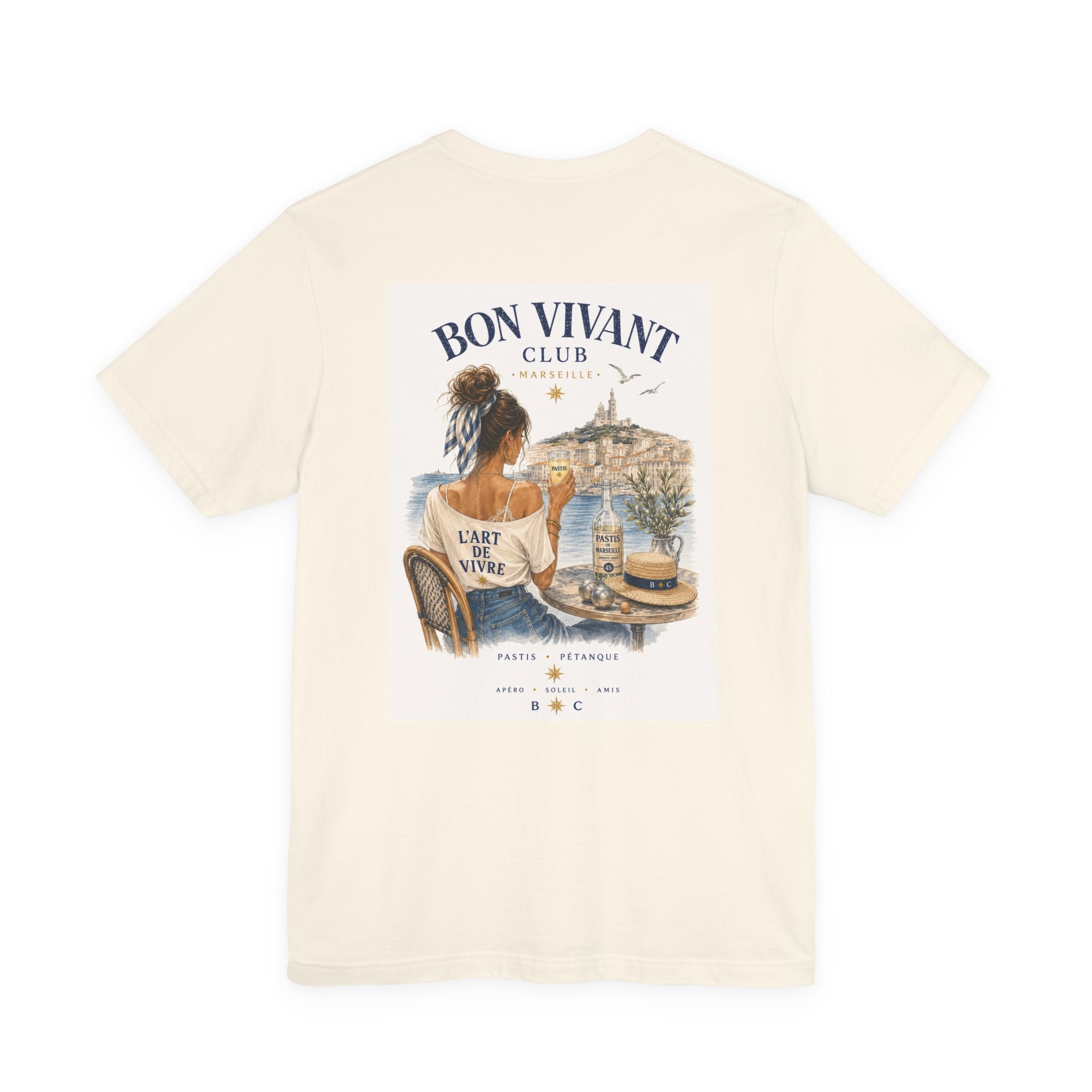 Bon Vivant Club Tee — "L'Art de Vivre à Marseille" – Pastis & Pétanque