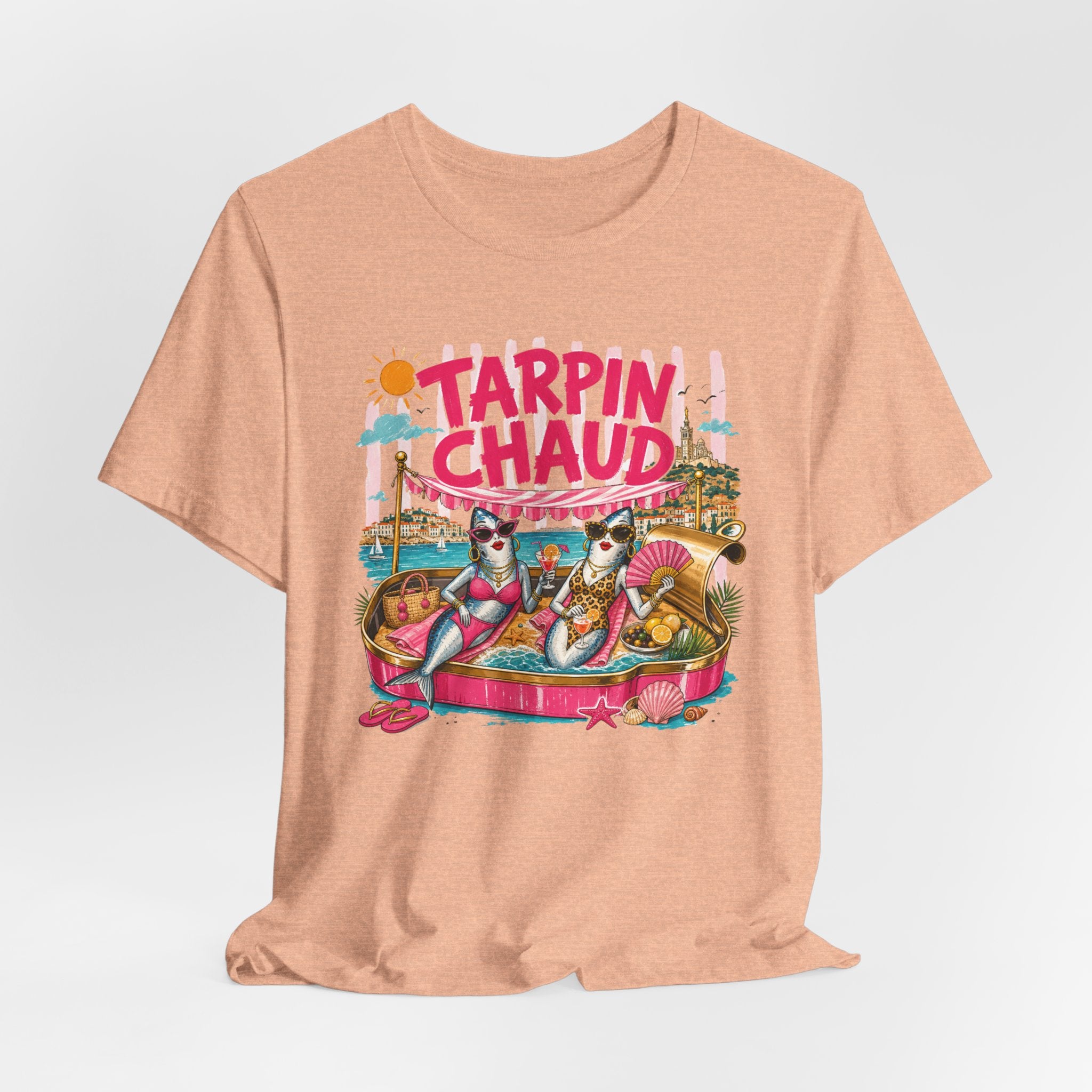 Tarpin Chaud | T-shirt Marrant Sardines de Marseille | T-shirt d'été Côte d'Azur