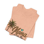 Mama Needs The Beach T-Shirt | Palm Tree, Seashells, Leopard Script