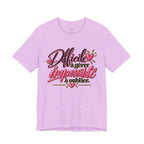 French Quote T-Shirt – Difficile à gérer, impossible à oublier