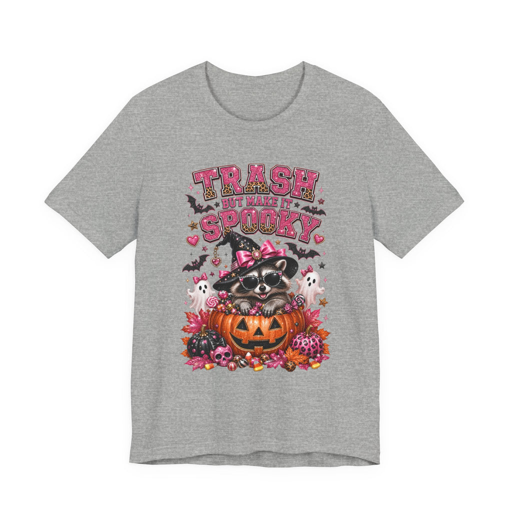 Trash Spooky Tee — Cute Raccoon Halloween Pumpkin Shirt