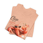 Relaxing Lobster Tee — "Close Your Eyes, Listen & Relax" Graphic T-Shirt