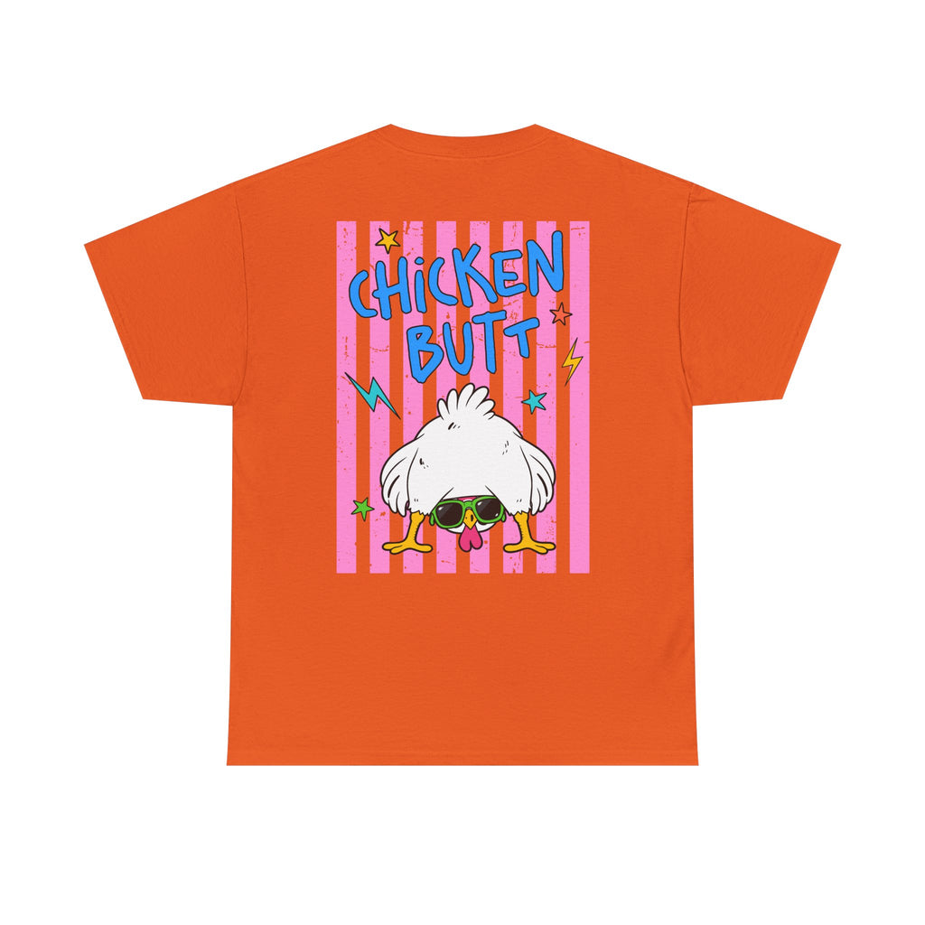 Guess What Chicken Butt Tee | Funny Chicken Graphic Shirt