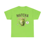 Matcha Latte T-Shirt | Iced Matcha Cup Graphic, Green Tea Tee